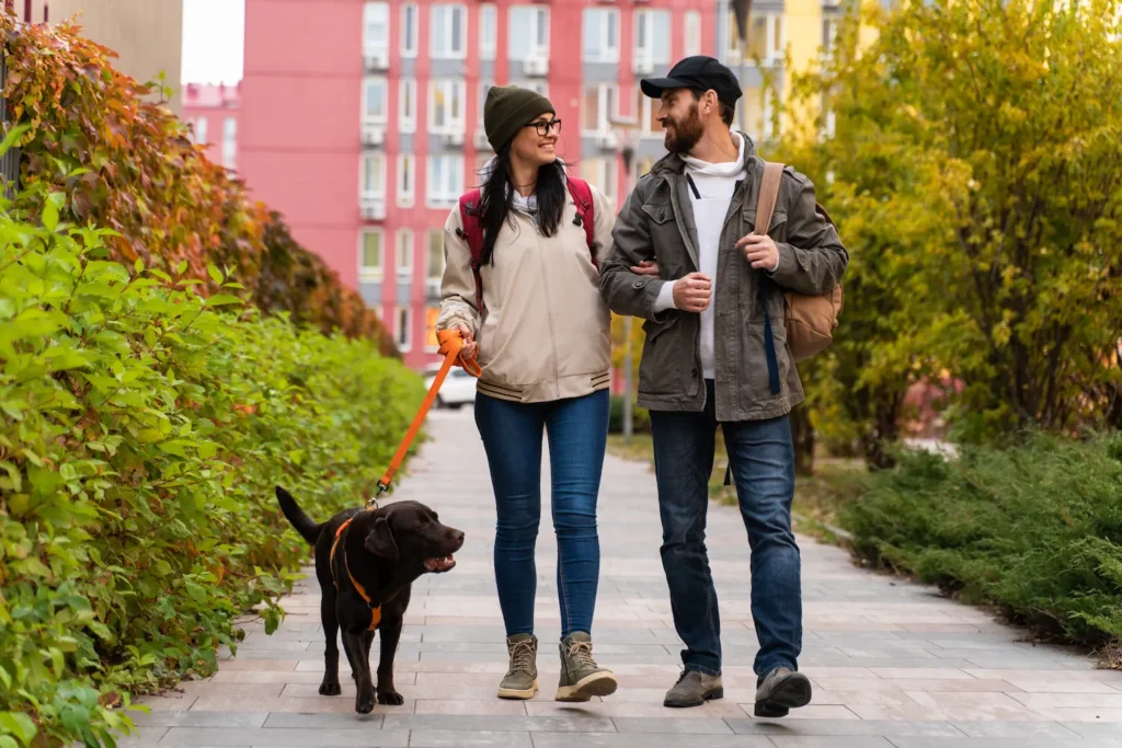 A traveling healthcare tech with their partner and dog.
